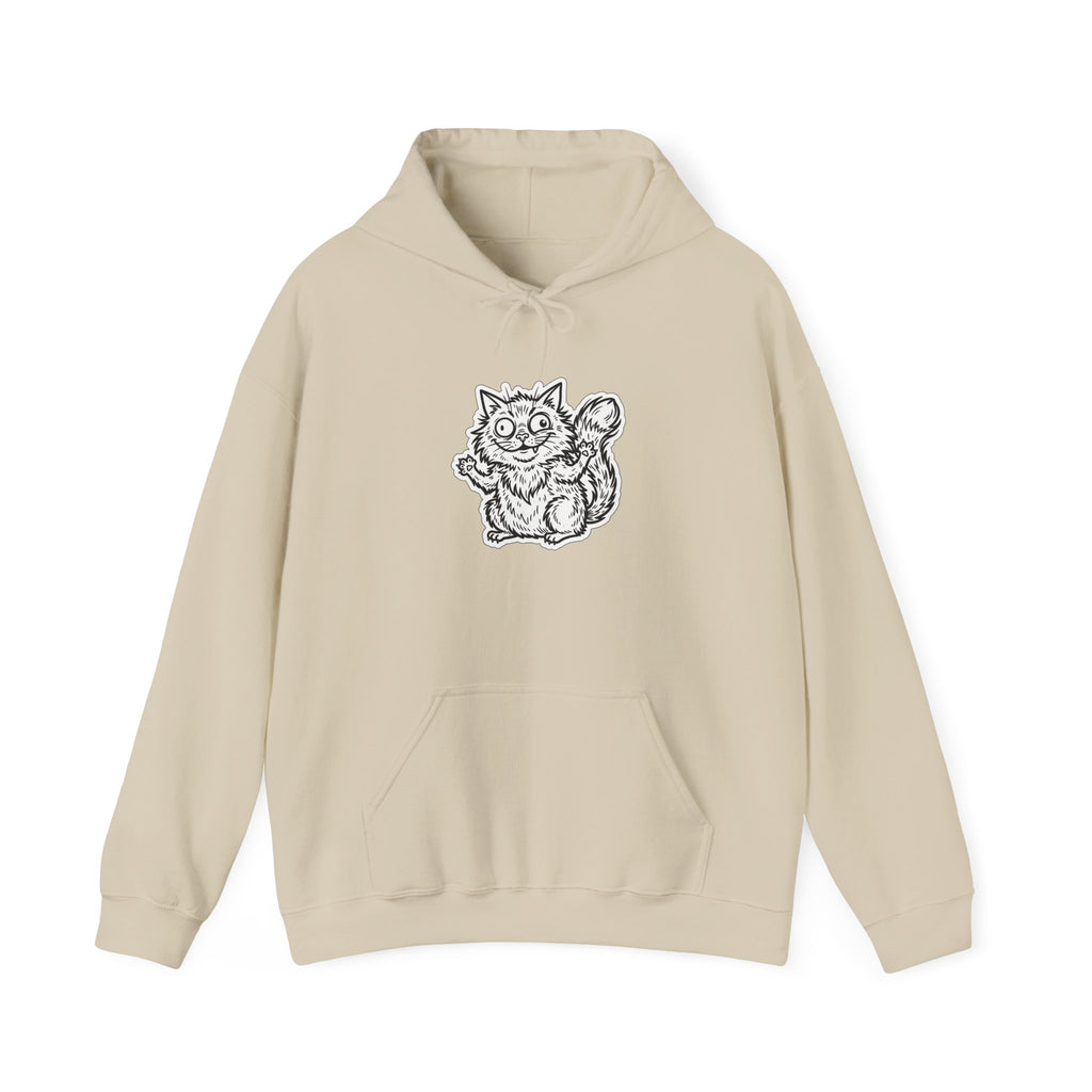 Chaotic Cute Vintage Cat Hoodie