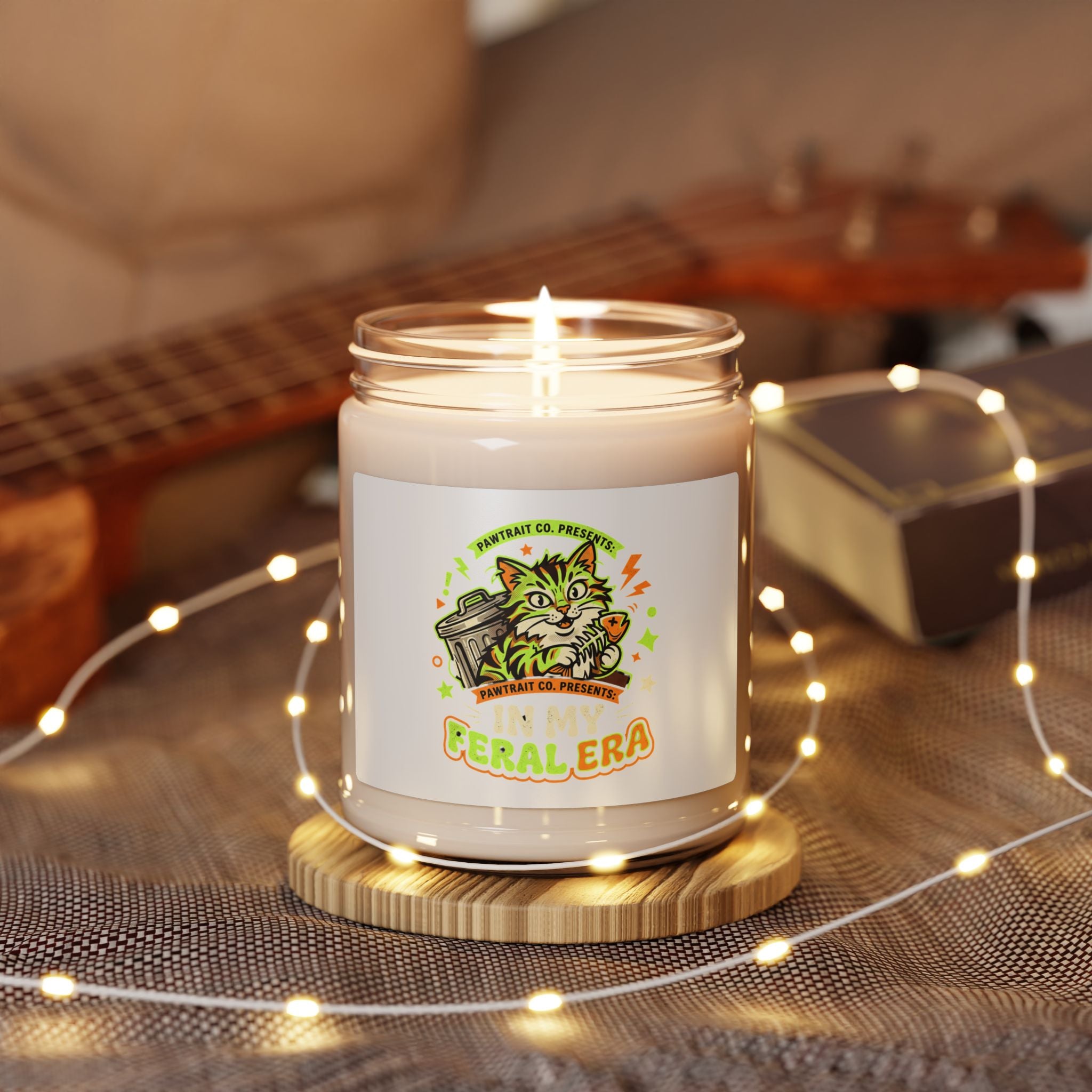 Feral Era Cat Mascot Soy Candle 9oz