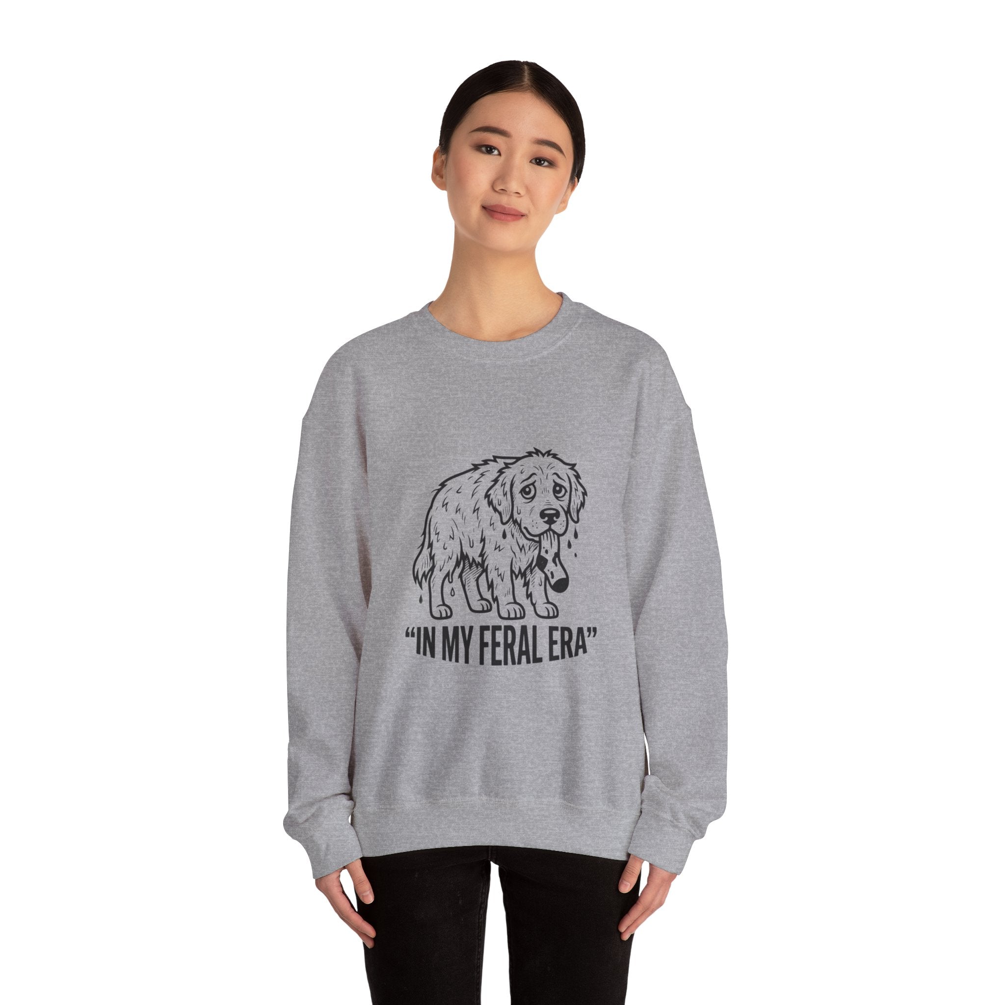 In My Feral Era Tired Mom Sweatshirt