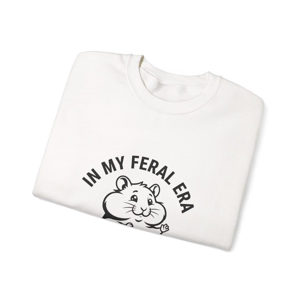 In My Feral Era Sweatshirt | chaotic cute, vintage mascot