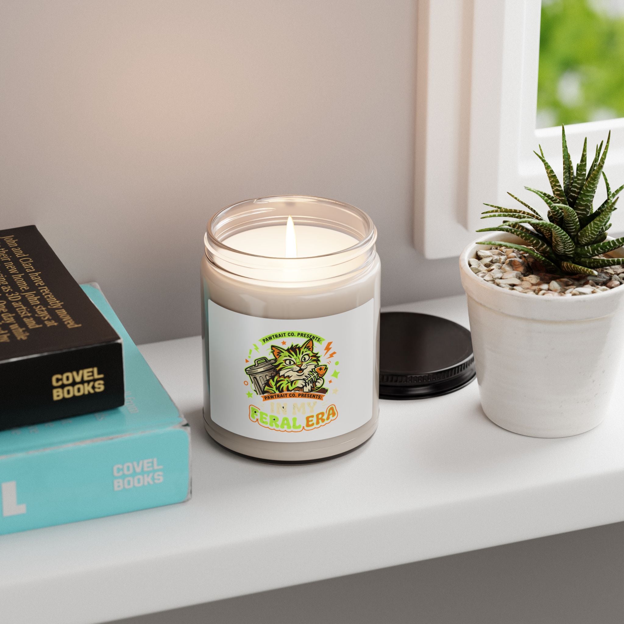 Feral Era Cat Mascot Soy Candle 9oz