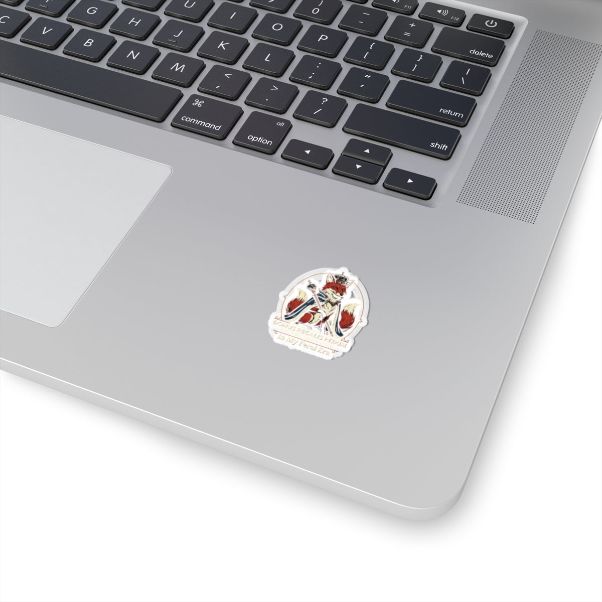 Regal Fox Kiss-Cut Stickers | Sassy Gen Z, Coquette Aesthetic, Minimalist Type