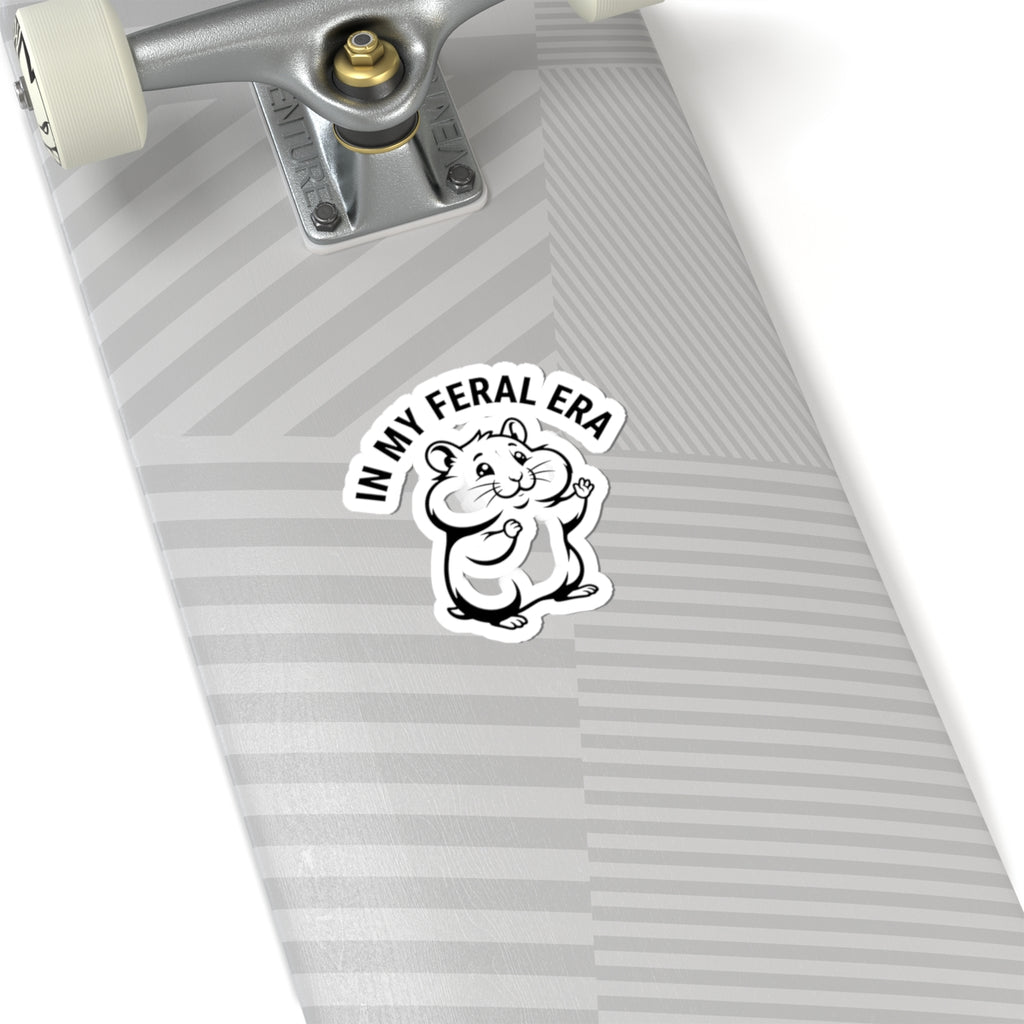 In My Feral Era Hamster Sticker