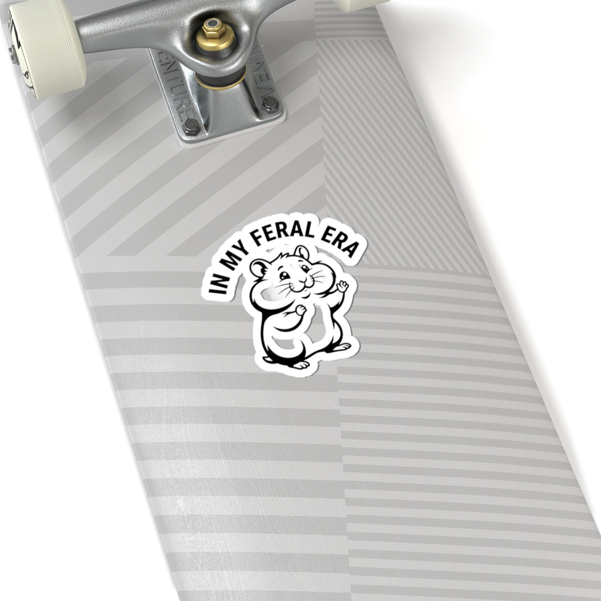 In My Feral Era Hamster Sticker
