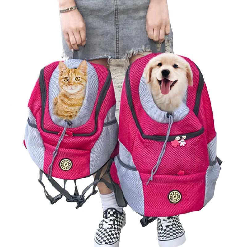 Mesh Pet Carrier Backpack for Cats & Dogs
