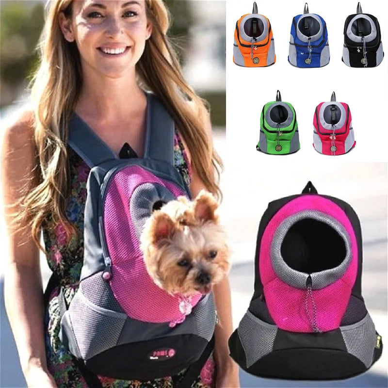 Mesh Pet Carrier Backpack for Cats & Dogs