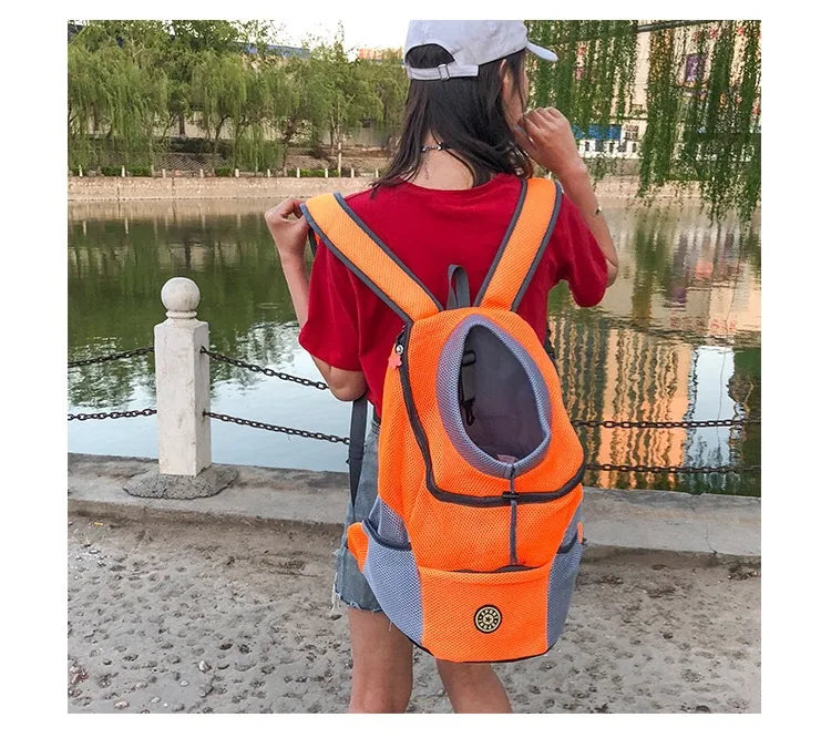 Mesh Pet Carrier Backpack for Cats & Dogs