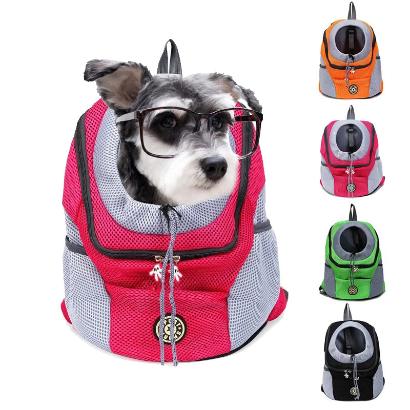 Mesh Pet Carrier Backpack for Cats & Dogs