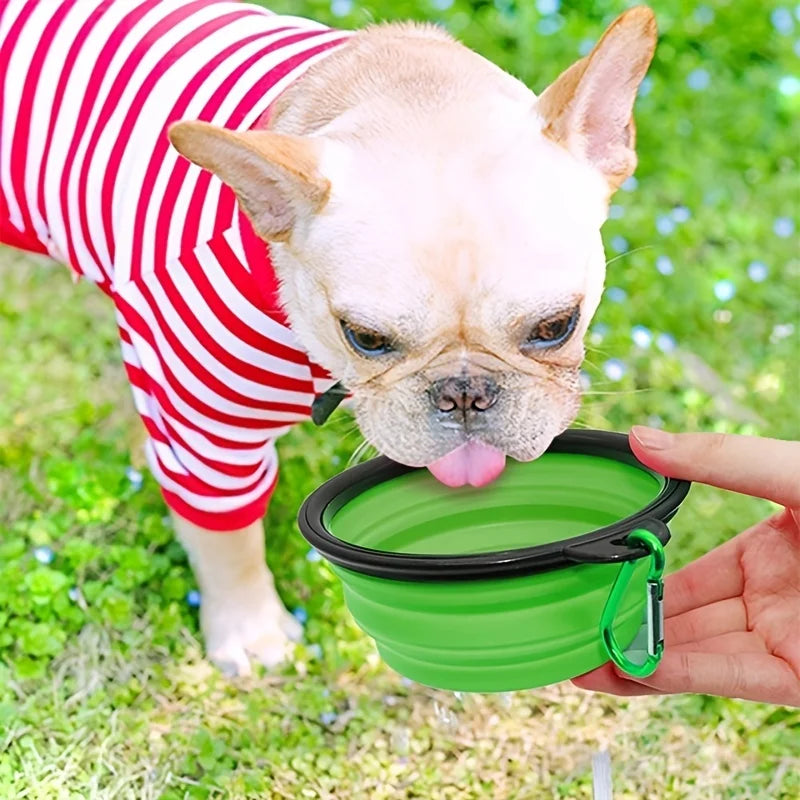 Collapsible Silicone Pet Travel Bowl