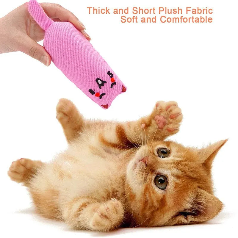 Catnip Thumb Plush Chew Toy