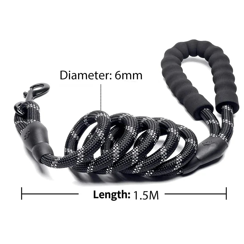 Reflective Dog Leash for Small, Medium & Large Dogs