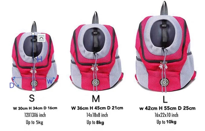 Mesh Pet Carrier Backpack for Cats & Dogs