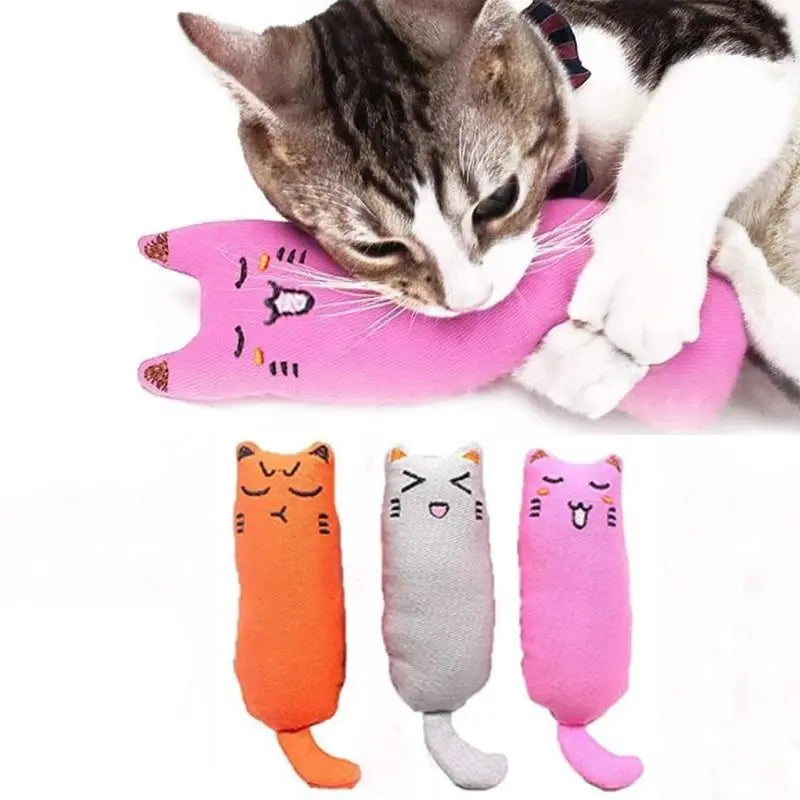 Catnip Thumb Plush Chew Toy
