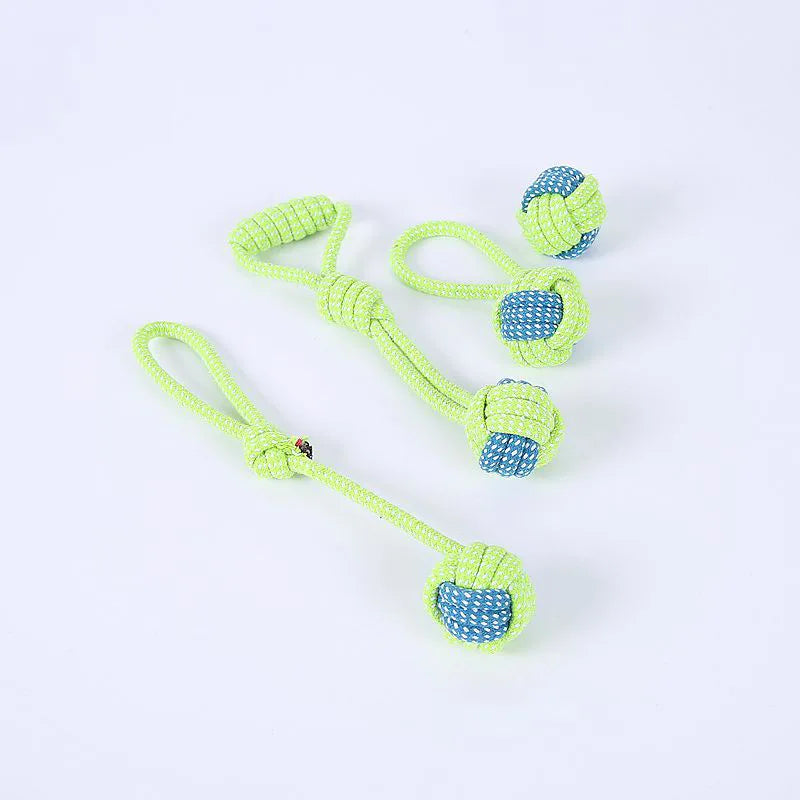 Cotton Rope Dog Chew Toy Ball