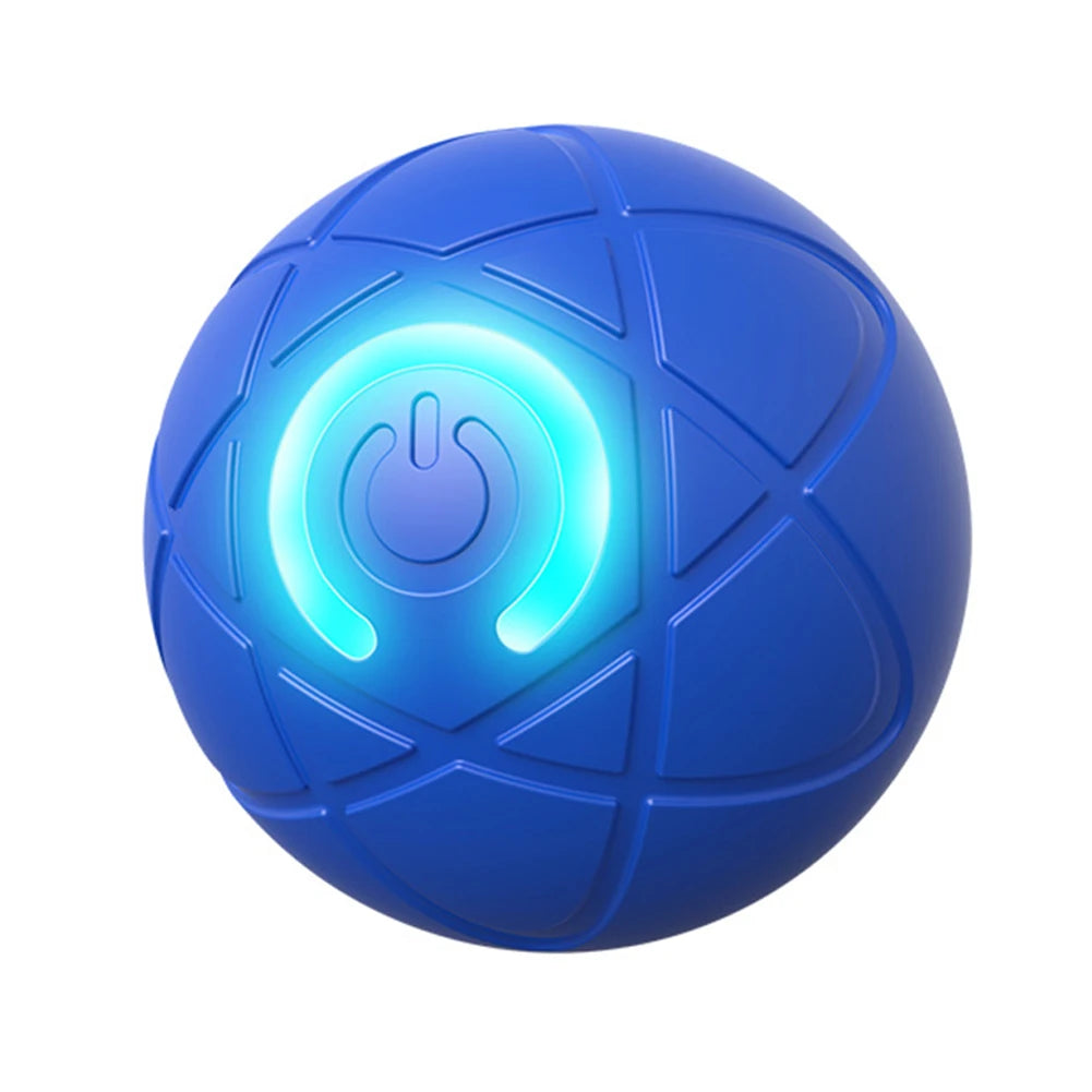 LED Auto-Rolling Dog Ball Toy