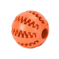 Rubber Dog Food Puzzle Ball — Non-Toxic Chew Toy