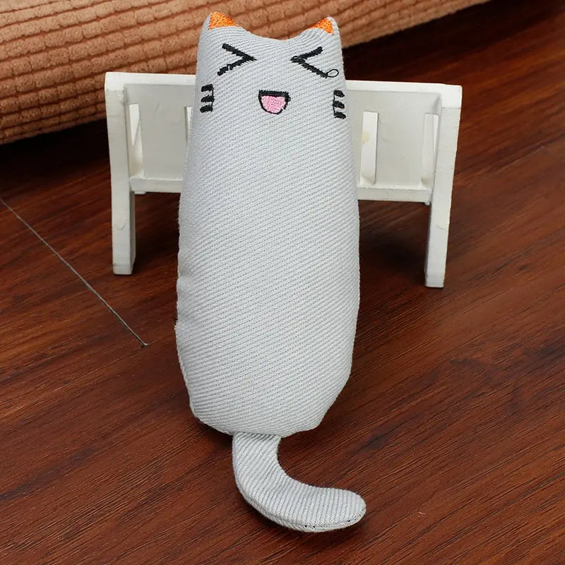 Catnip Thumb Plush Chew Toy