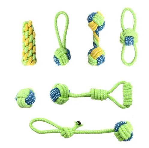 Cotton Rope Dog Chew Toy Ball