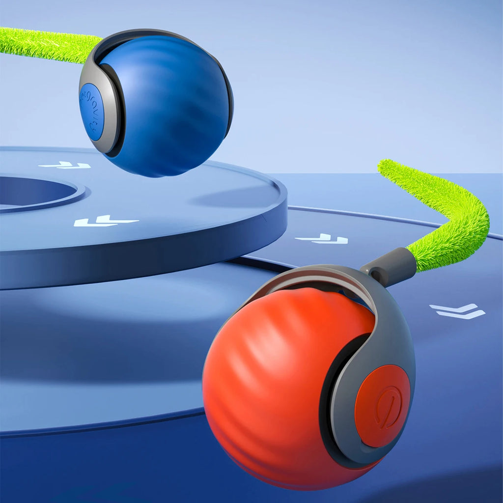 Rolling Tail Cat & Dog Toy Ball — Indoor & Outdoor