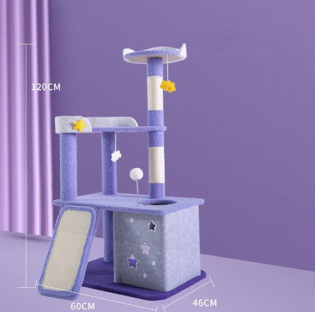 Large Cat Scratching Board & Jumping Platform