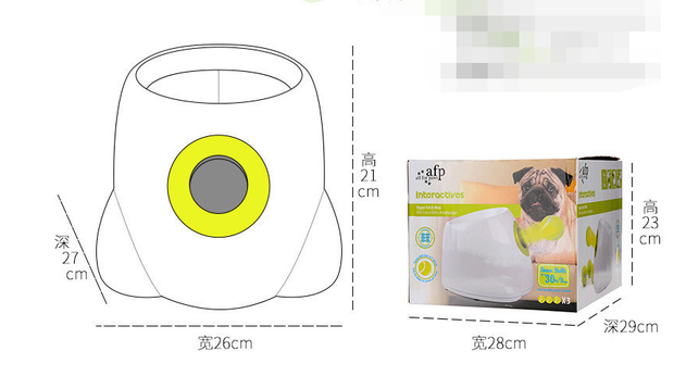 Automatic Dog Tennis Ball Launcher and Interactive Fetch Toy