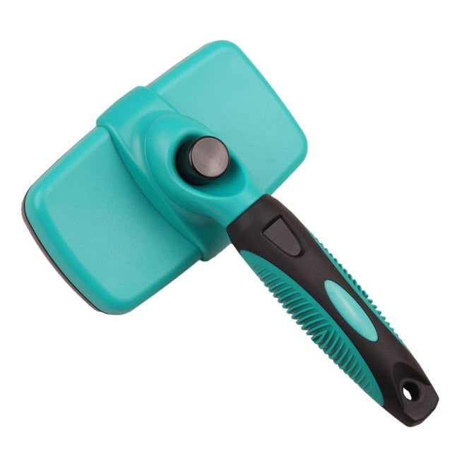 Self Cleaning Dog Brush and Pet Grooming Tool