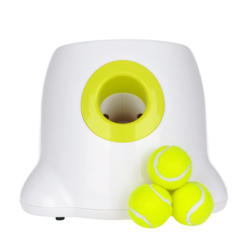 Automatic Dog Tennis Ball Launcher and Interactive Fetch Toy