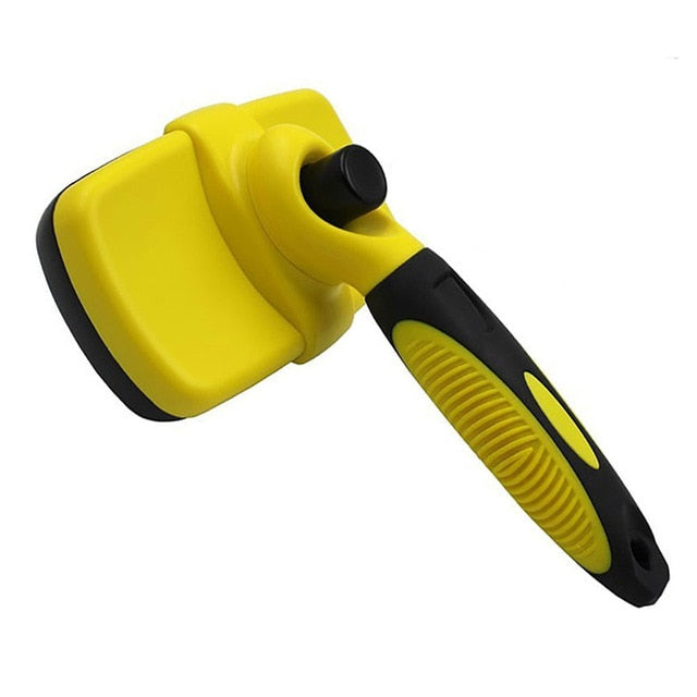 Self Cleaning Dog Brush and Pet Grooming Tool