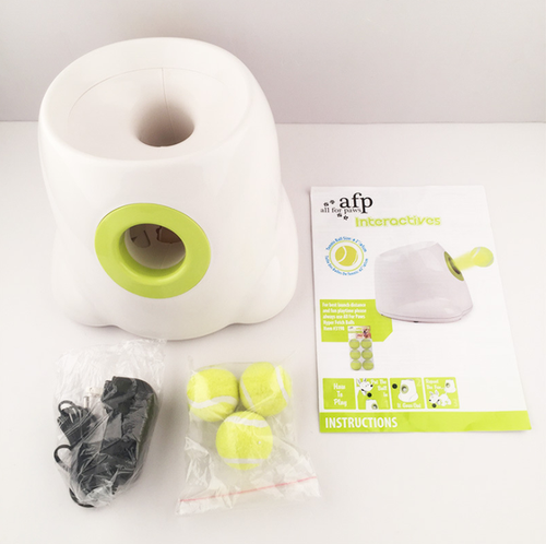 Automatic Dog Tennis Ball Launcher and Interactive Fetch Toy