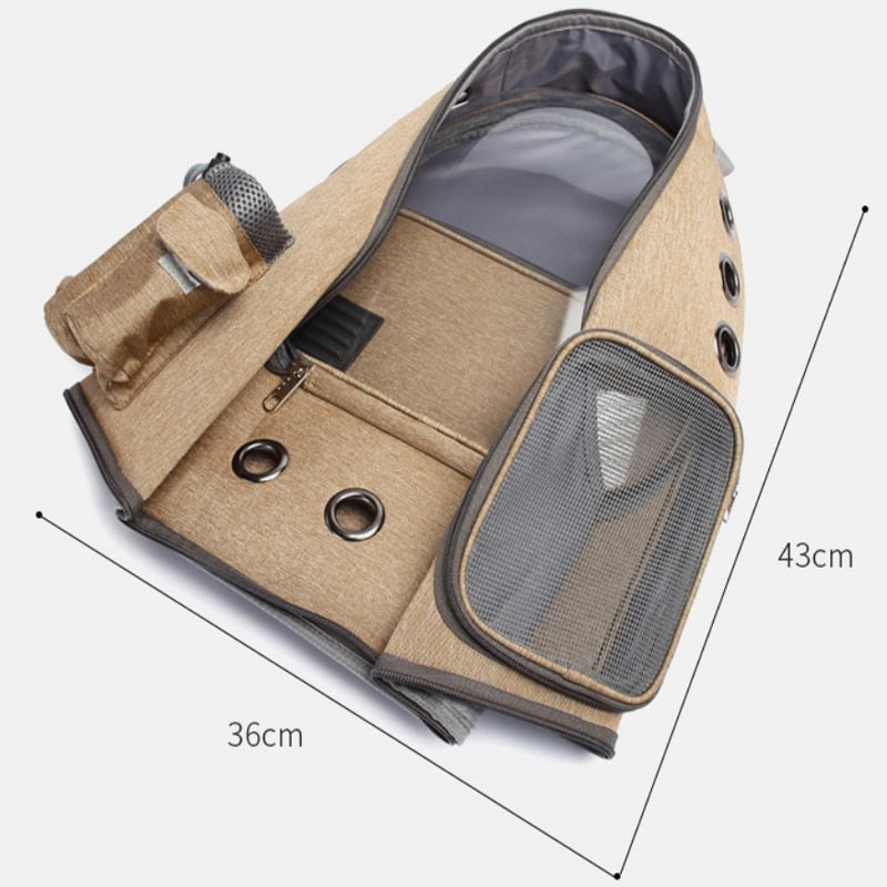 Cat Carrier Backpack Space Capsule with Bubble Window