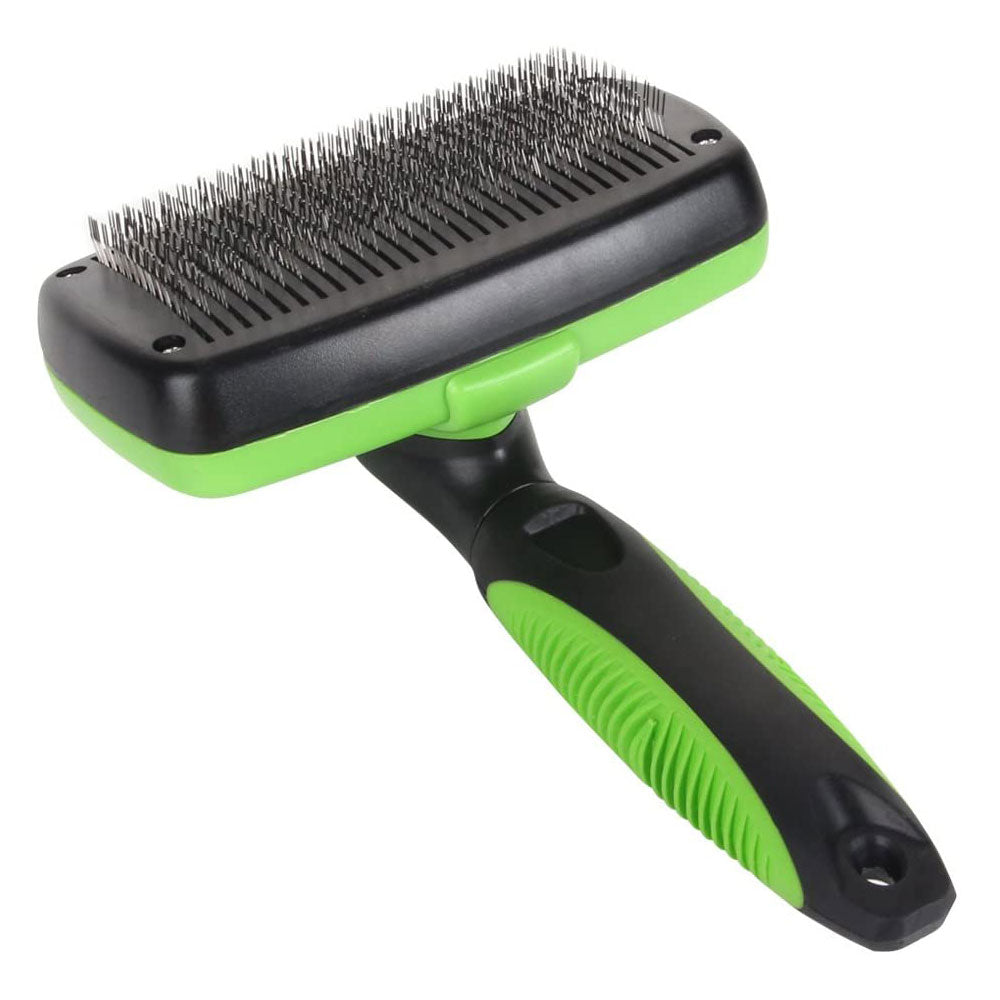 Self Cleaning Dog Brush and Pet Grooming Tool